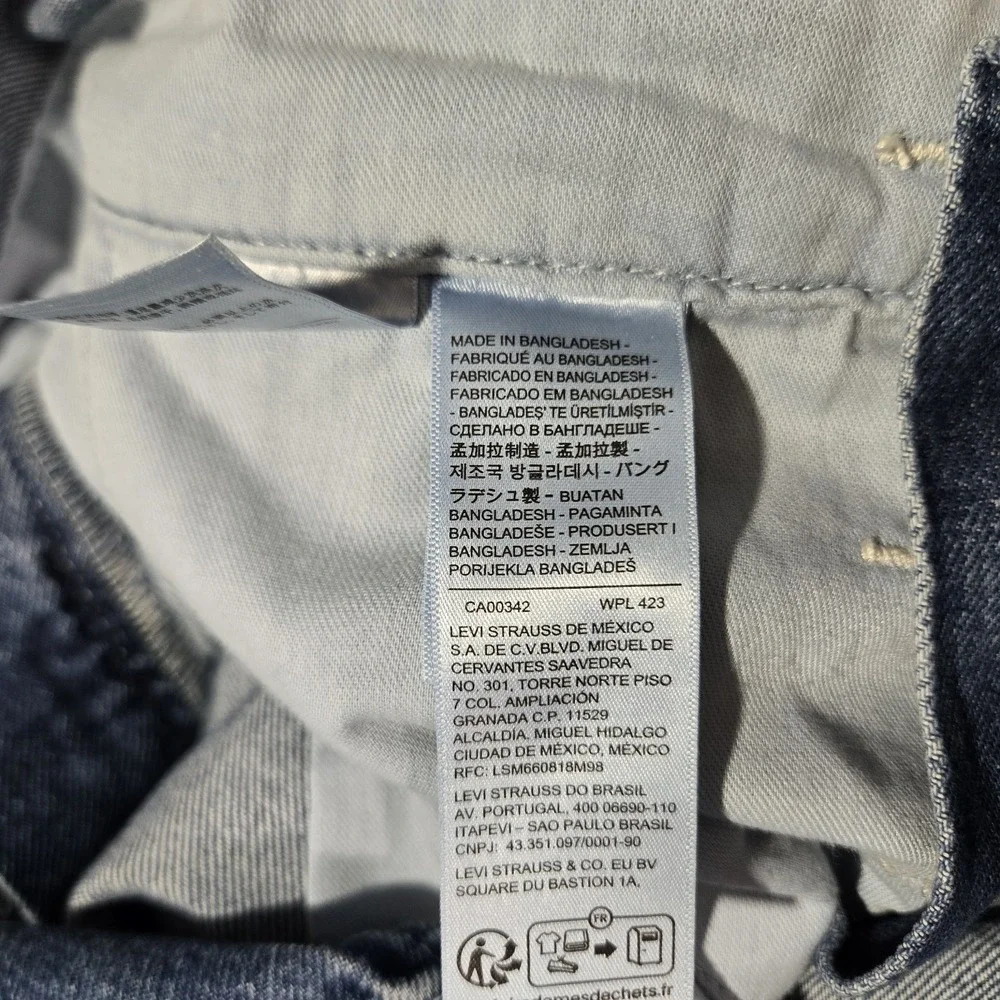$120 Levis Workwear Loose Overalls Mens Size XL Denim Cotton Blue